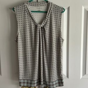 Talbots sleeveless blouse